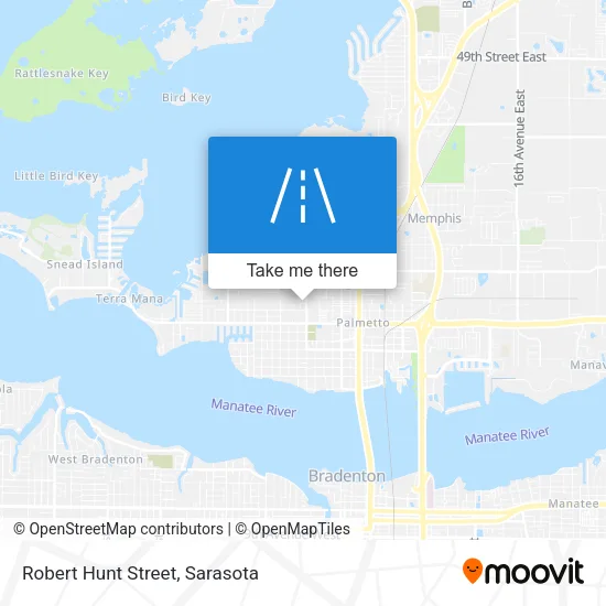 Robert Hunt Street map