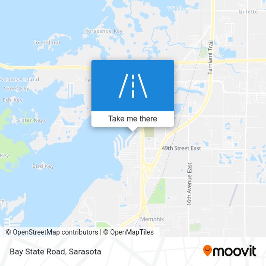 Mapa de Bay State Road