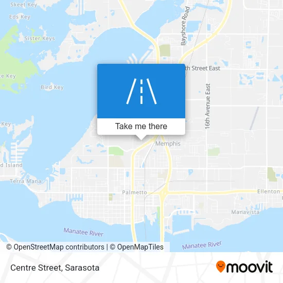 Centre Street map
