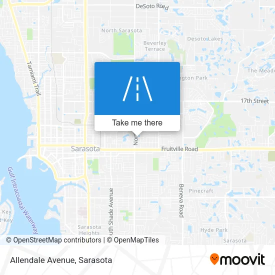 Allendale Avenue map