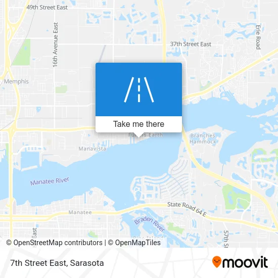 7th Street East map