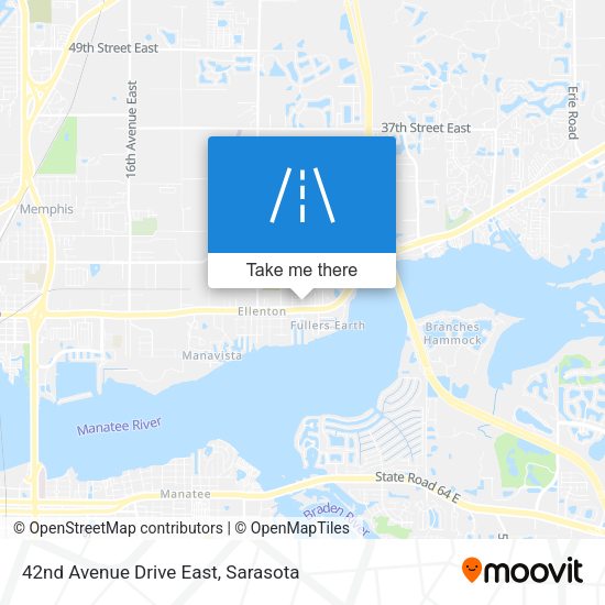 42nd Avenue Drive East map