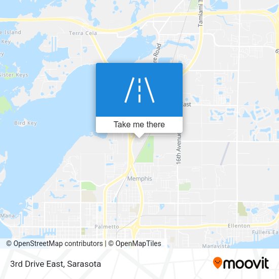 Mapa de 3rd Drive East