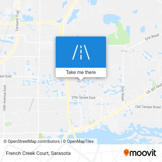 French Creek Court map