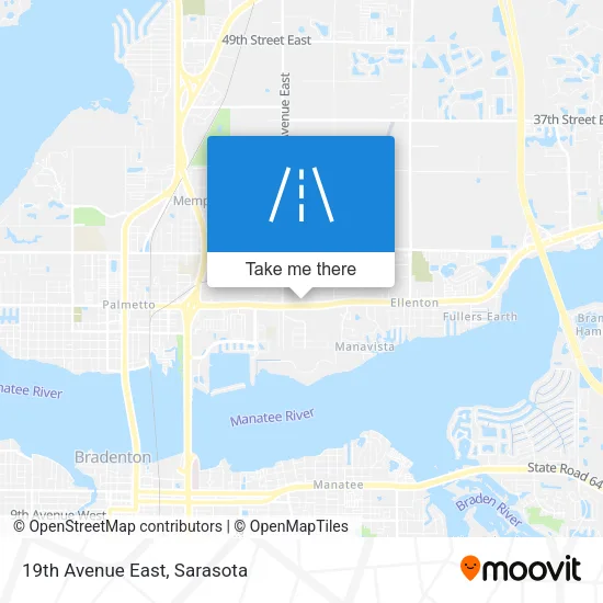 19th Avenue East map