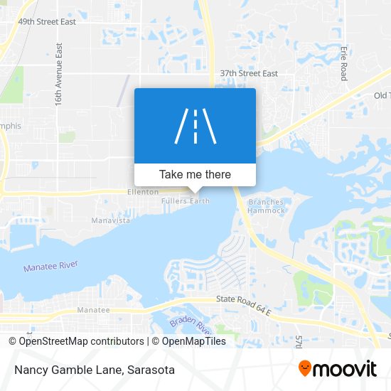 Nancy Gamble Lane map