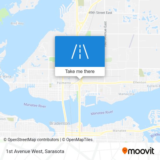 Mapa de 1st Avenue West