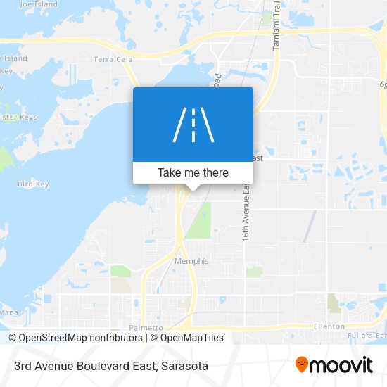 Mapa de 3rd Avenue Boulevard East