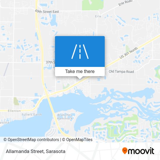 Mapa de Allamanda Street