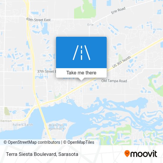 Terra Siesta Boulevard map