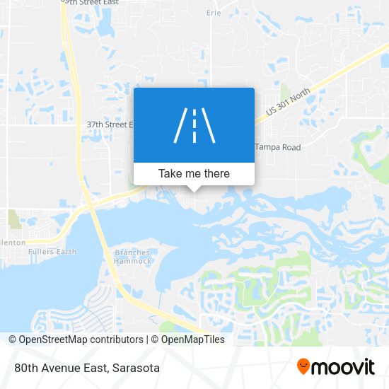 Mapa de 80th Avenue East