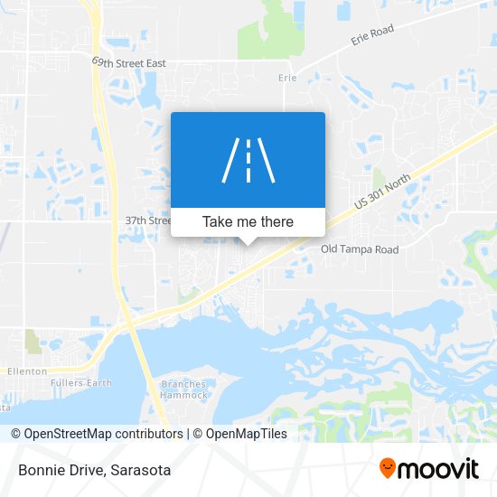 Mapa de Bonnie Drive