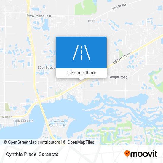 Mapa de Cynthia Place