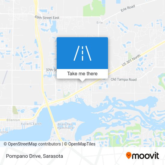 Mapa de Pompano Drive