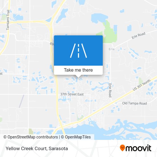 Mapa de Yellow Creek Court