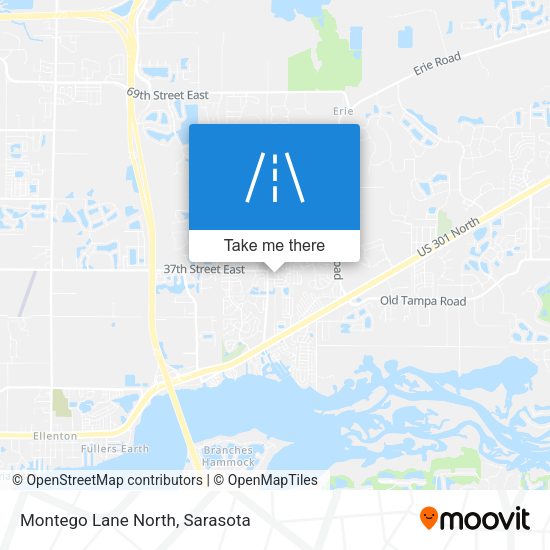 Montego Lane North map