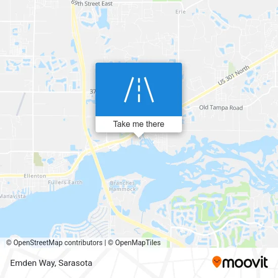 Emden Way map