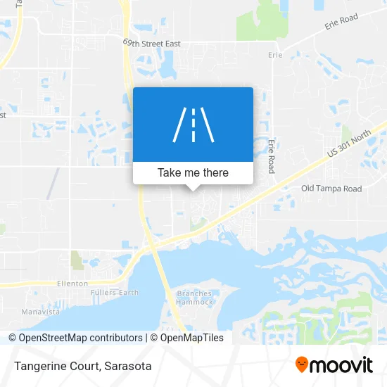 Tangerine Court map
