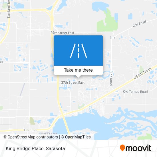 King Bridge Place map
