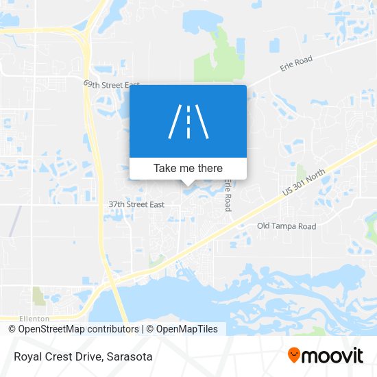 Royal Crest Drive map