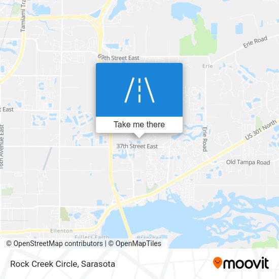 Rock Creek Circle map