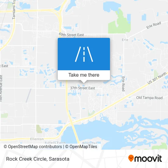 Rock Creek Circle map