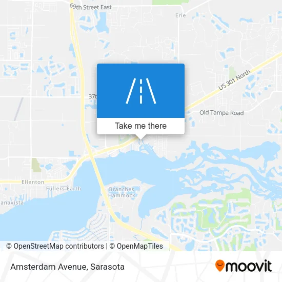 Amsterdam Avenue map