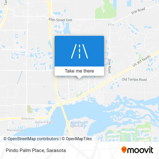 Pindo Palm Place map