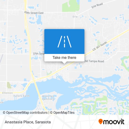 Mapa de Anastasia Place