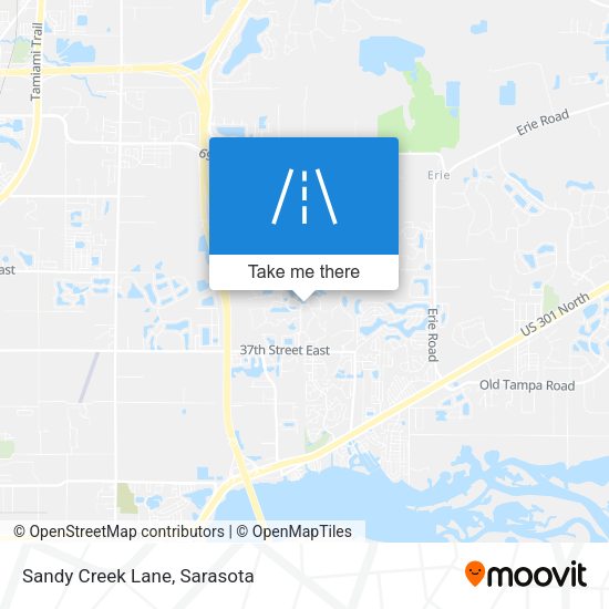 Mapa de Sandy Creek Lane