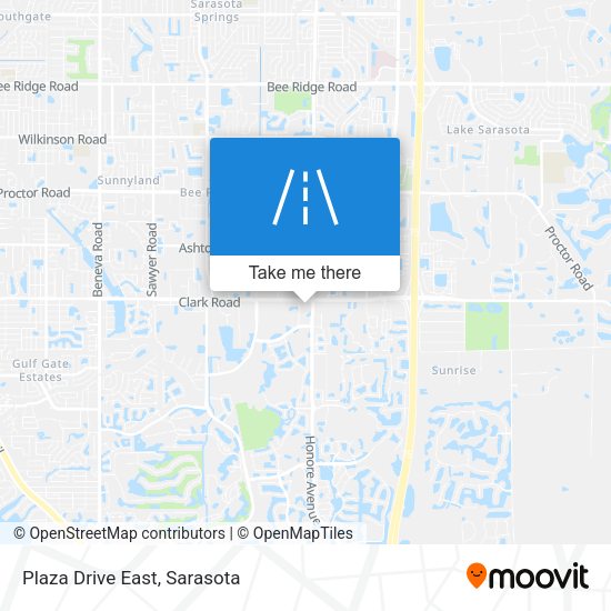 Plaza Drive East map