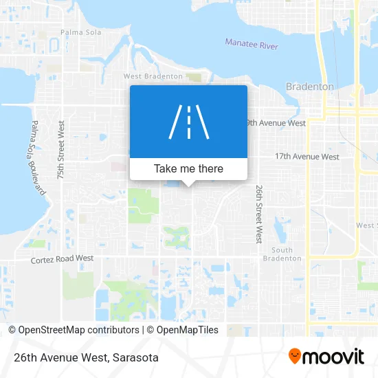 26th Avenue West map