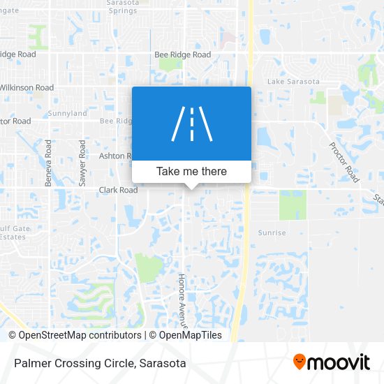 Mapa de Palmer Crossing Circle