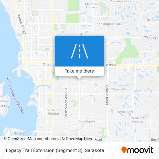 Legacy Trail Extension (Segment 3) map