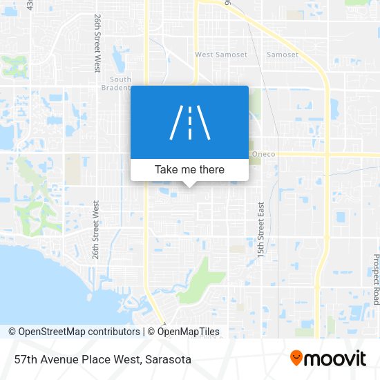 Mapa de 57th Avenue Place West