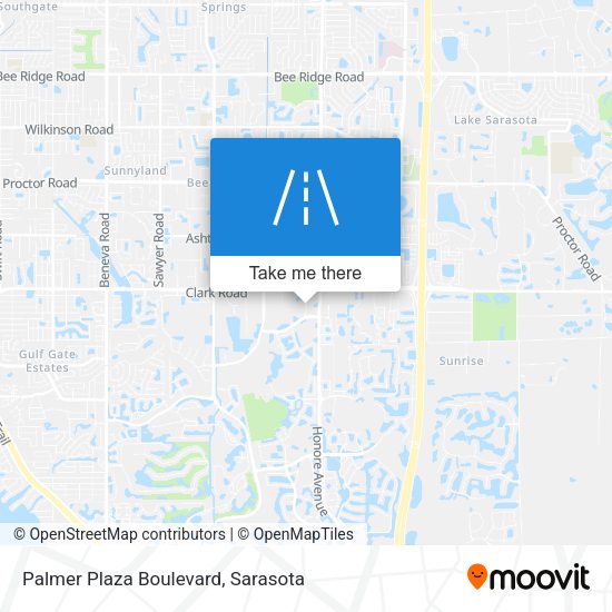 Palmer Plaza Boulevard map