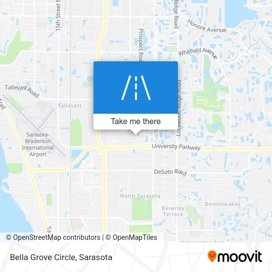 Bella Grove Circle map