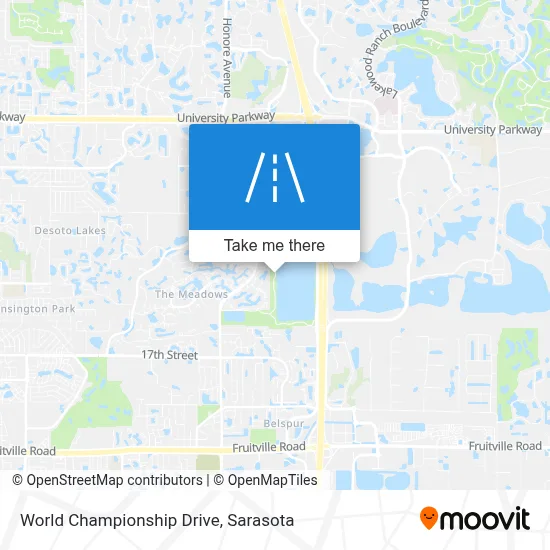 World Championship Drive map