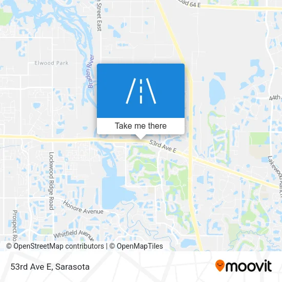 53rd Ave E map