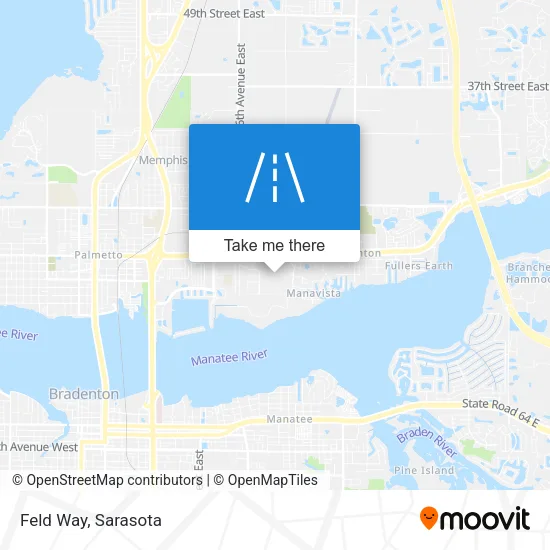 Feld Way map