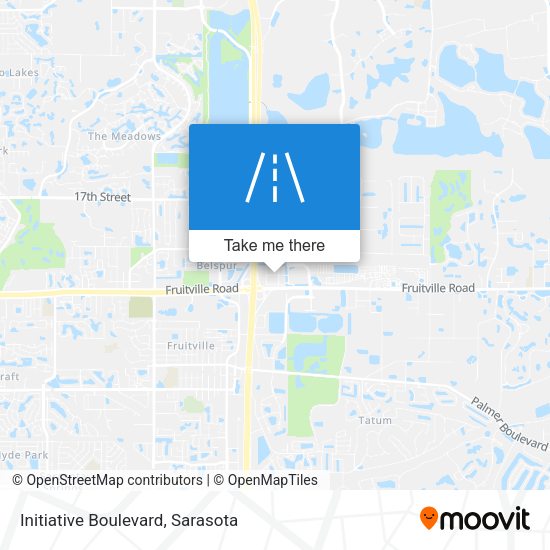Initiative Boulevard map