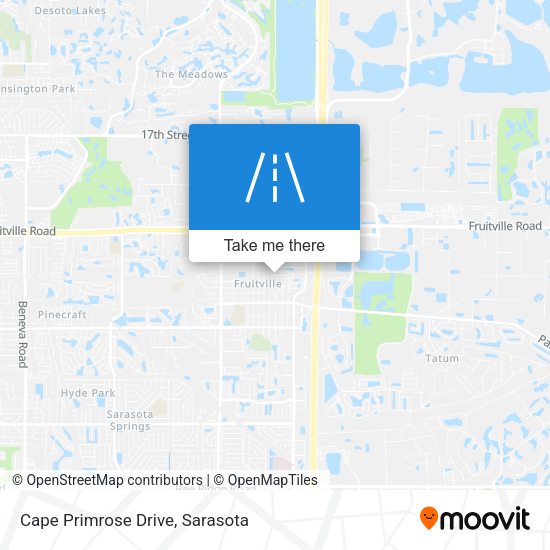 Cape Primrose Drive map