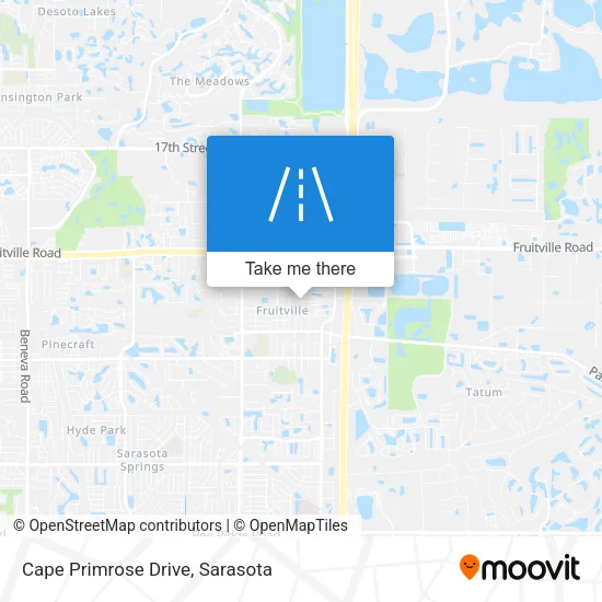 Cape Primrose Drive map
