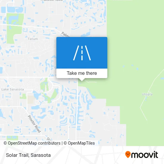 Solar Trail map