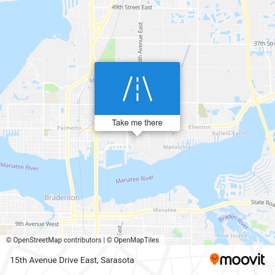Mapa de 15th Avenue Drive East
