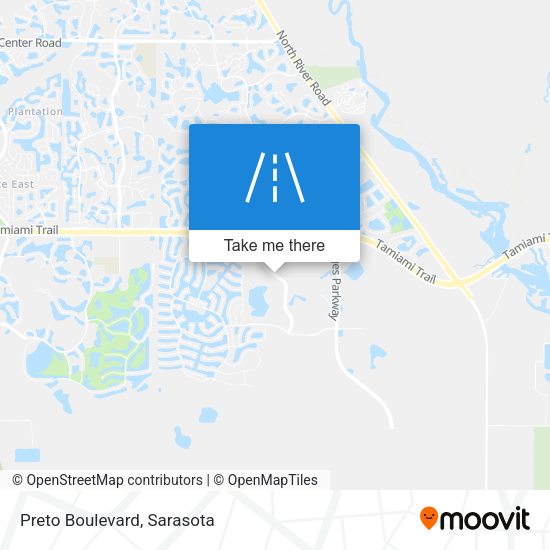 Mapa de Preto Boulevard