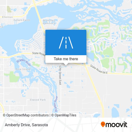 Mapa de Amberly Drive
