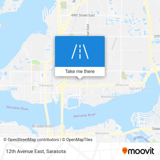 12th Avenue East map
