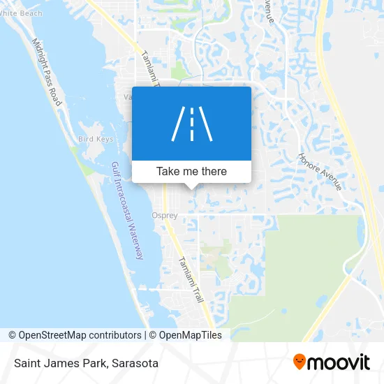 Saint James Park map
