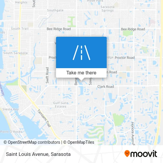 Saint Louis Avenue map